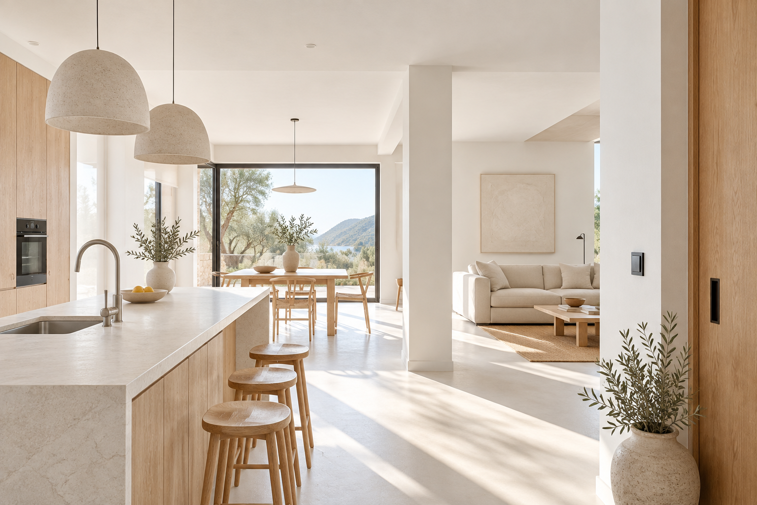 Interior mediterráneo reformado por Somni Studio